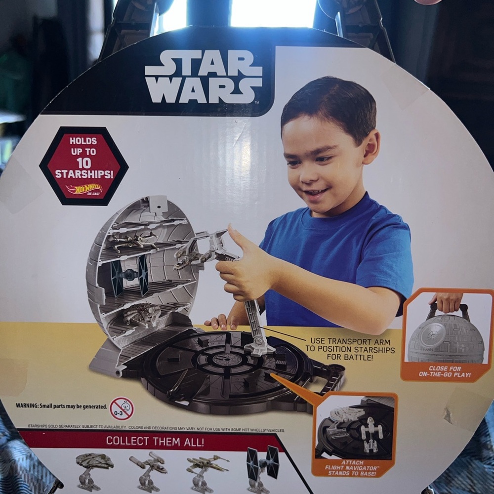 Star Wars Death Star Play Case (for Hot Wheels) NIB